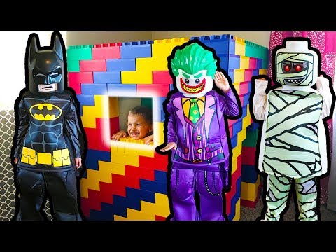 GIANT Lego Toys Come To LIFE!! Batman Saves The Day
