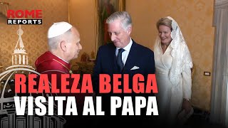 The Pope receives Belgian royals: King Philippe and Queen Mathilde