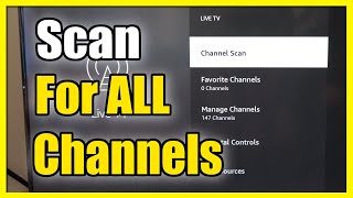 How to Scan For Channels on Amazon Fire TV (Antenna Air & Cable)