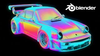Super Colorful Iridescent Effect | Blender