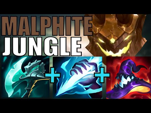 How to Play MALPHITE JUNGLE SEASON 12 Jungle & CARRY! -MALPHITE Guide League of Legends jg lol s12