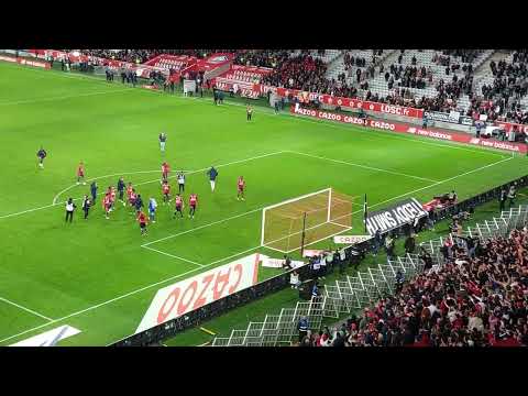 Adil Rami et communion DVE- joueurs Lille Troyes 5-1 15-01-2023 #losc #estac #loscestac