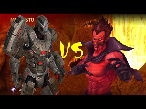 WAR MACHINE VS MEPHISTO | WAR MARCHINE WBL | MARVEL FUTURE FIGHT
