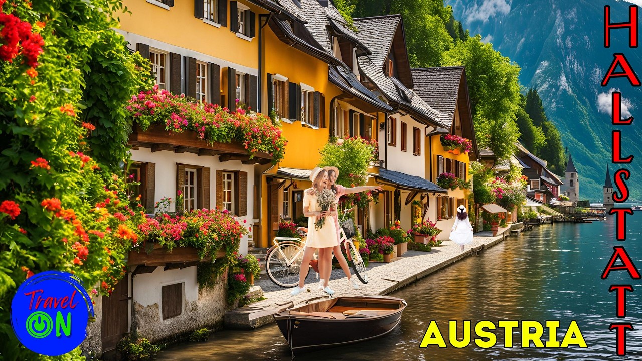 Hallstatt, Austria. 4K WALK Through Hallstatt's NARROW STREETS!