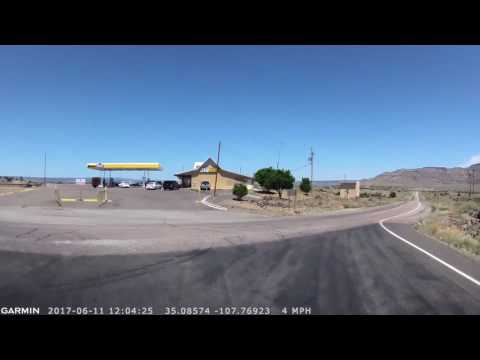 20170611 Route 66 Drivelapse Sunday Albuquerque New Mexico to Flagstaff Arizona