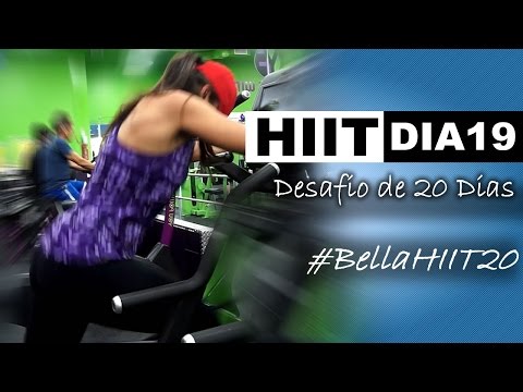 ELIPTICAL HIIT Cardio para queimar gordura e emagracer rapido- DIA 19 - Eliptico desafio de 20 dias