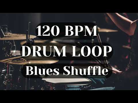 Blues Shuffle DRUM LOOP 120 BPM