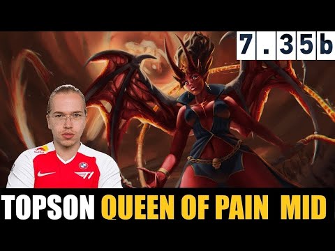 🔥TOPSON [Queen of Pain] MID 7.35B - DOTA 2 HIGHEST MMR MATCH #dota2  #dota2gameplay   #topson