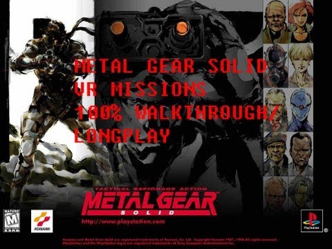 Metal Gear Solid All VR Missions 100% Walkthrough/Longplay