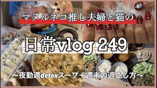 《休日&日常vlog》vo.249⭐︎夜勤週のdetoxスープ＋週末の過ごし方