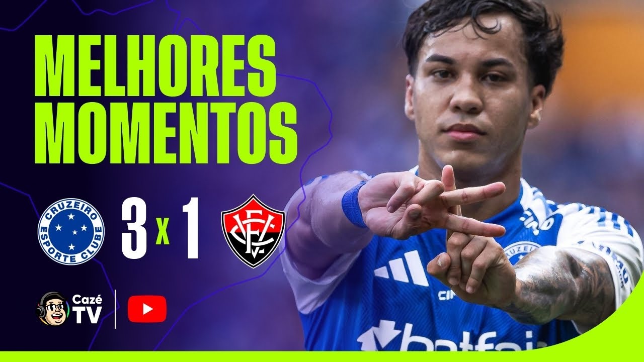 MELHORES MOMENTOS: CRUZEIRO 3 X 1 VITÓRIA | BRASILEIRÃO 2025 | 31ª RODADA