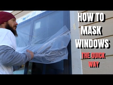 How To Mask Exterior Windows For Painting (The Quick Way)