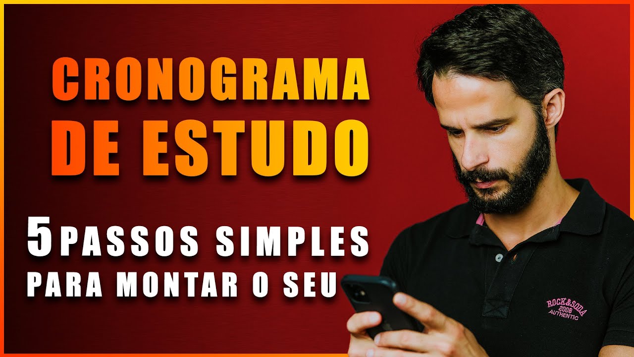 Como Montar Cronograma de Estudos para Concurso (Comprovado)