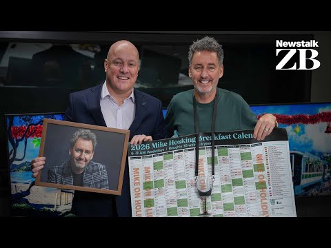 Christopher Luxon shocks Mike Hosking in annual gift exchange | Mike Hosking Breakfast