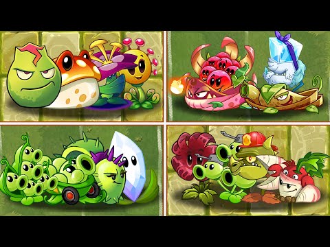 Pvz 2 Plant Teams - Plant Teams Max Level vs 6 Random Zombie Teams - Which is the best team?