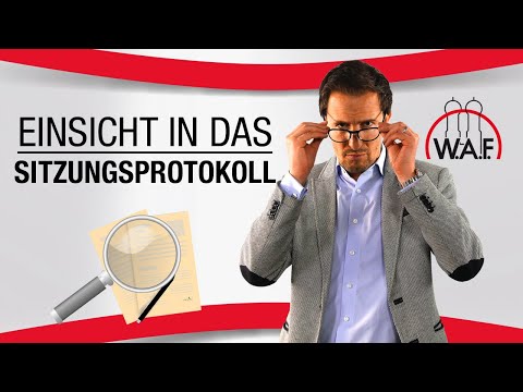 Betriebsratssitzung: Wer darf die Protokolle ansehen? | Betriebsrat Video