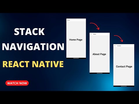 Stack Navigation In React Native Stack Navigation Tutorial Devwithmalik