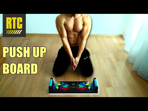 Push Up Board with Handle Bars - Best Home Gym Equipment for Workout Exercises