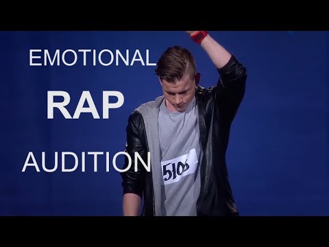 GOLDEN BUZZER Patrick Jorgensen RAP for his MOM. HD
