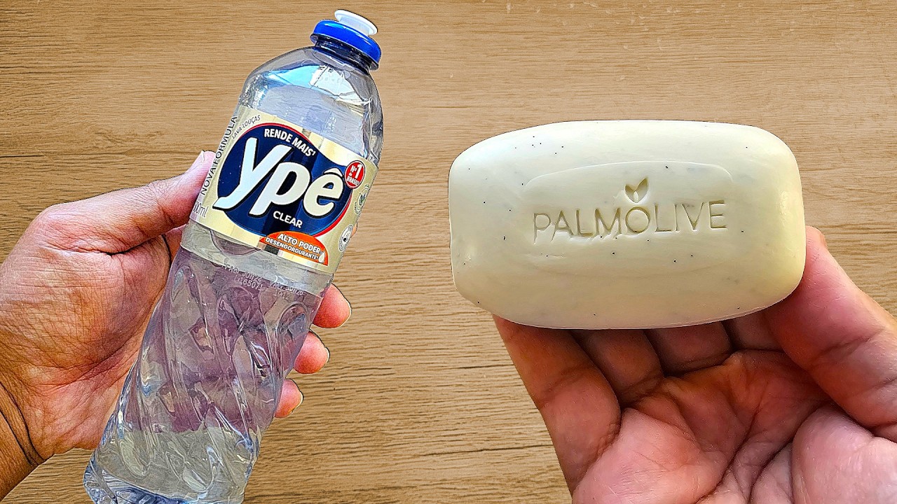 É só bater DETERGENTE e SABONETE e não precisa mais comprar no mercado