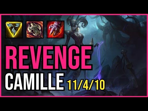 REVENGE - CAMILLE vs GRAGAS Top - NA Challenger - Patch 11.3 QUADRAKILL