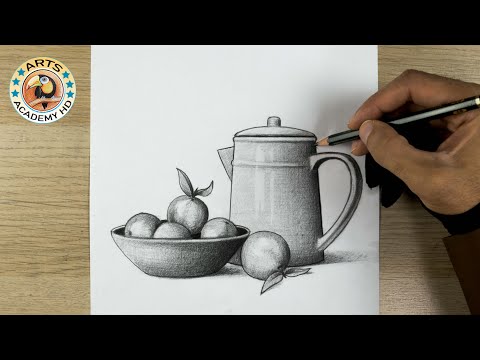 how to draw | how to draw still life | easy drawing | pencil drawing  رسم سهل | رسم