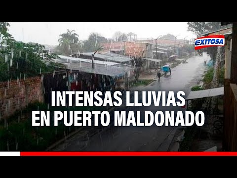🔴🔵Madre de Dios: Se reporta inundaciones en Puerto Maldonado