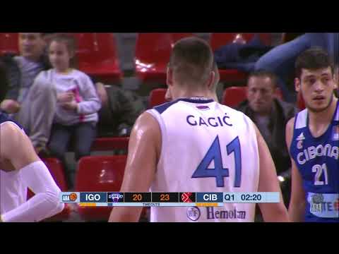 ABA Liga 2019/20, Round 21 match: Igokea - Cibona (6.3.2020)