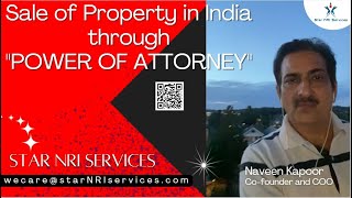 NRIs : Selling property in India through Power of Attorney from anywhere across the world