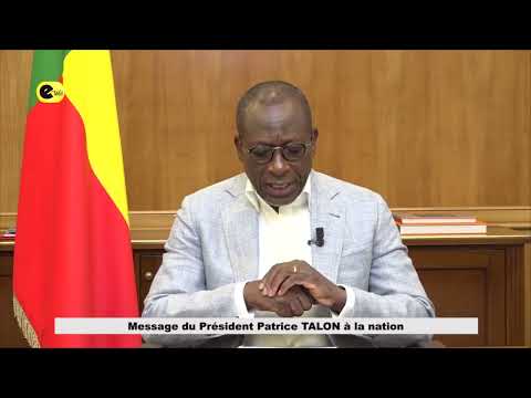 PAD MESSAGE DU PRESIDENT PATRICE TALON A LA NATION APRÈS DU COUP D'ÉTAT DÉJOUÉ