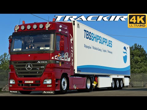 [TS-PC] ETS2 4K | ROAD TO ASIA | ACTROS MP2 1855 V8 | PAJU 🇰🇷 - INCHEON 🇰🇷