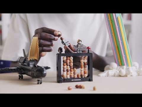 Vidéo LEGO Icons 10391 : La tête dans les étoiles avec Pharrell Williams