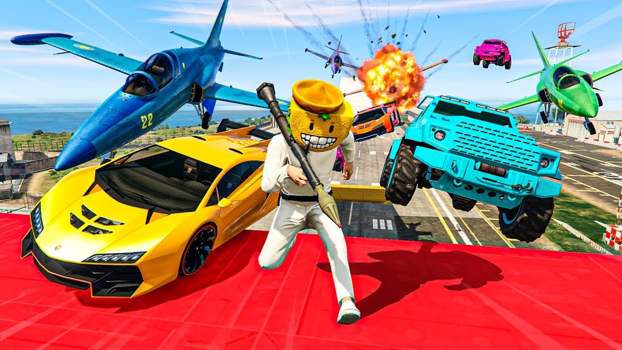TODAS LAS ARMAS vs TODOS LOS VEHICULOS - GTA 5 ONLINE