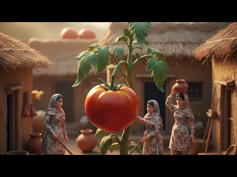 Village life secret "इतना बड़ा टमाटर"miniature doll