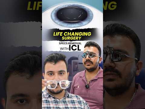 -13 D Specs Power Corrected with ICL Surgery