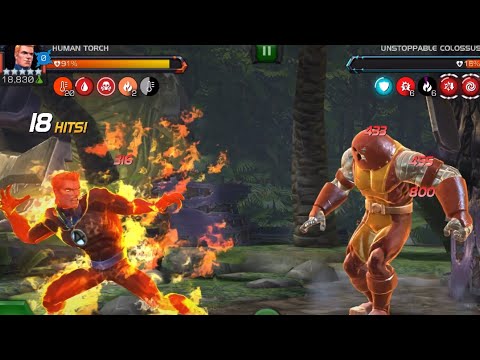 Unstoppable Colossus Slumber Node, my favorite take downs! Jubilee Arcade, Marvel Contest Champions