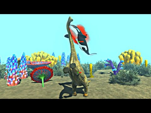 ⚡ New Unit Orca VS Every Strongest Unit (HP bar) - 🦕 Animal Revolt Battle Simulator 🦖