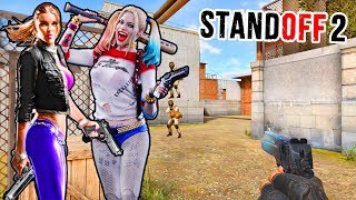 ИГРАЕМ ПРОТИВ ДЕВУШЕК 2 НА 2! НАПАРНИКИ В STANDOFF 2! ОБНОВЛЕНИЕ 0.10.8 СТАНДОФФ 2