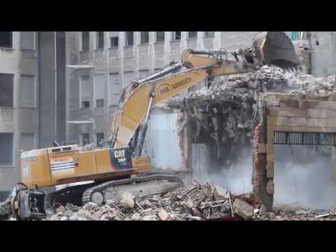 AWR-Abbruch CAT 390F LME zusammen mit Liebherr R974C HRD Longfront und Hitachi ZX870 LCH
