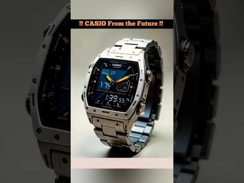 A CASIO from the Future!! #ai #aiart #innovation #casio #casiowatch #watch 📽️:silicon watches