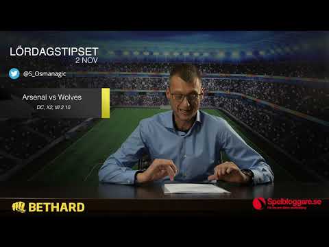 Speltips: Arsenal - Wolverhampton & Watford - Chelsea 2/11