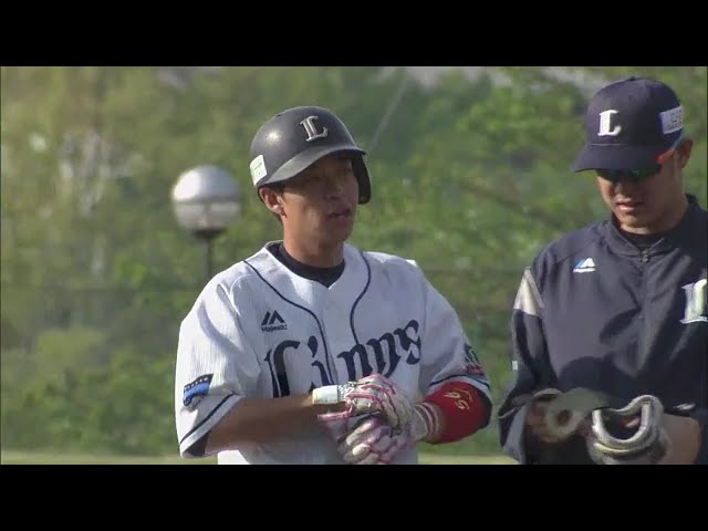 【ファーム】ライオンズ・金子一 均衡破る先制のタイムリー!! 2018/4/13 L-G(ファーム)