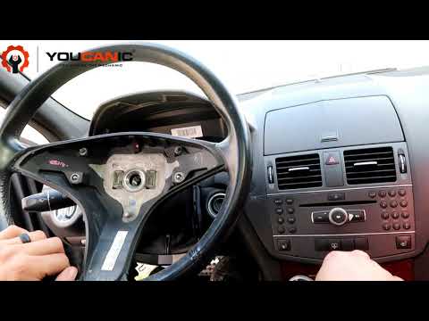 2008-2015 Mercedes-Benz C-Class C300 W204 Clock Spring Replacement Procedure