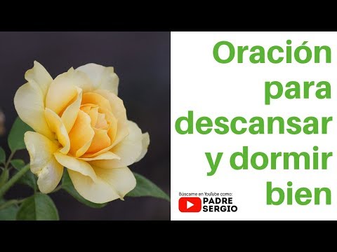 Oración para descansar y dormir bien