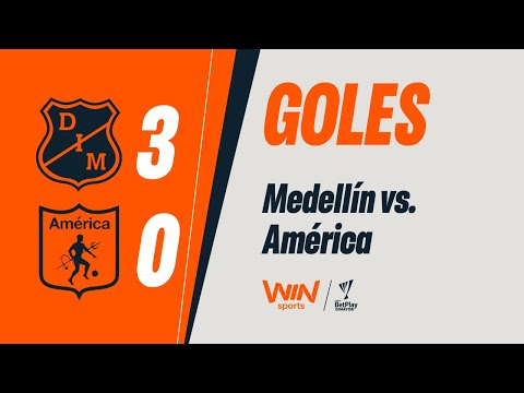Medellín vs. América (goals) | Liga BetPlay Dimayor 2025-2 | Matchday 20