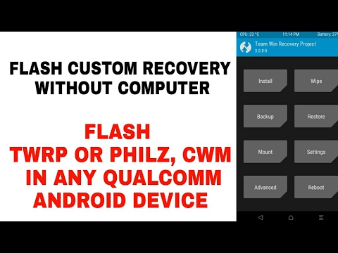 How To Flash Recovery Without Computer In Any Qualcomm Snapdragon Device Video