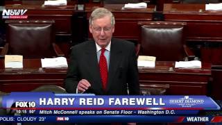 WOW: Sen Mitch McConnell Pays Tribute to Harry Rei
