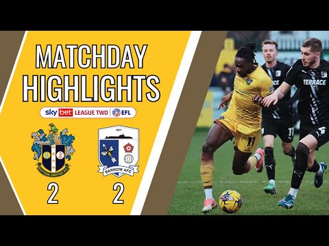 HIGHLIGHTS Sutton United vs Barrow 13/01/24 EFL2