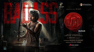 LEO (Malayalam) - Badass Lyric  Thalapathy Vijay  