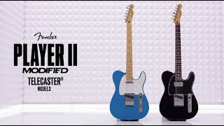 Fender Player II Modified シリーズ：Player IIを出発点にさらに高